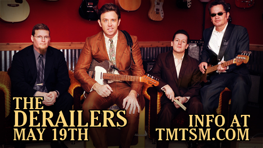 Honky Tonkin' w/ THE DERAILERS & special guest Jack Higginbotham - Free to active and retired military on Armed Forces Day!